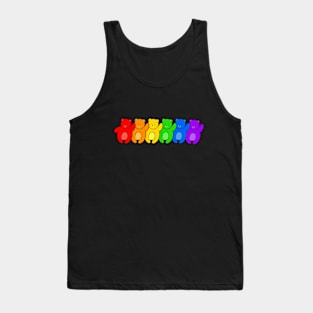 Gay Bear Rainbow Pride Tank Top